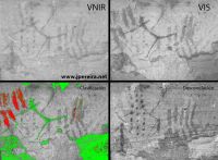 fotografía infrarroja y teledetección en arte rupestre