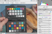 corrección exposición colorchecker
